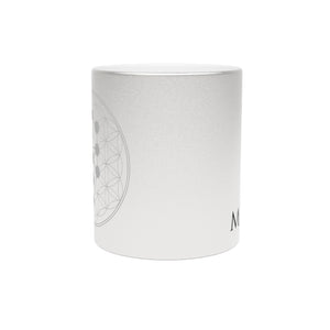 Sitara's Choice | Crystalline Metallic Mug from the Exclusive Monad Series (Silver\Gold)